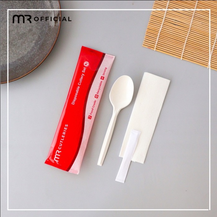 SET SENDOK PUTIH SUSU PLASTIK PREMIUM / SENDOK SET PLASTIK STERILE HYGIENE SENDOK