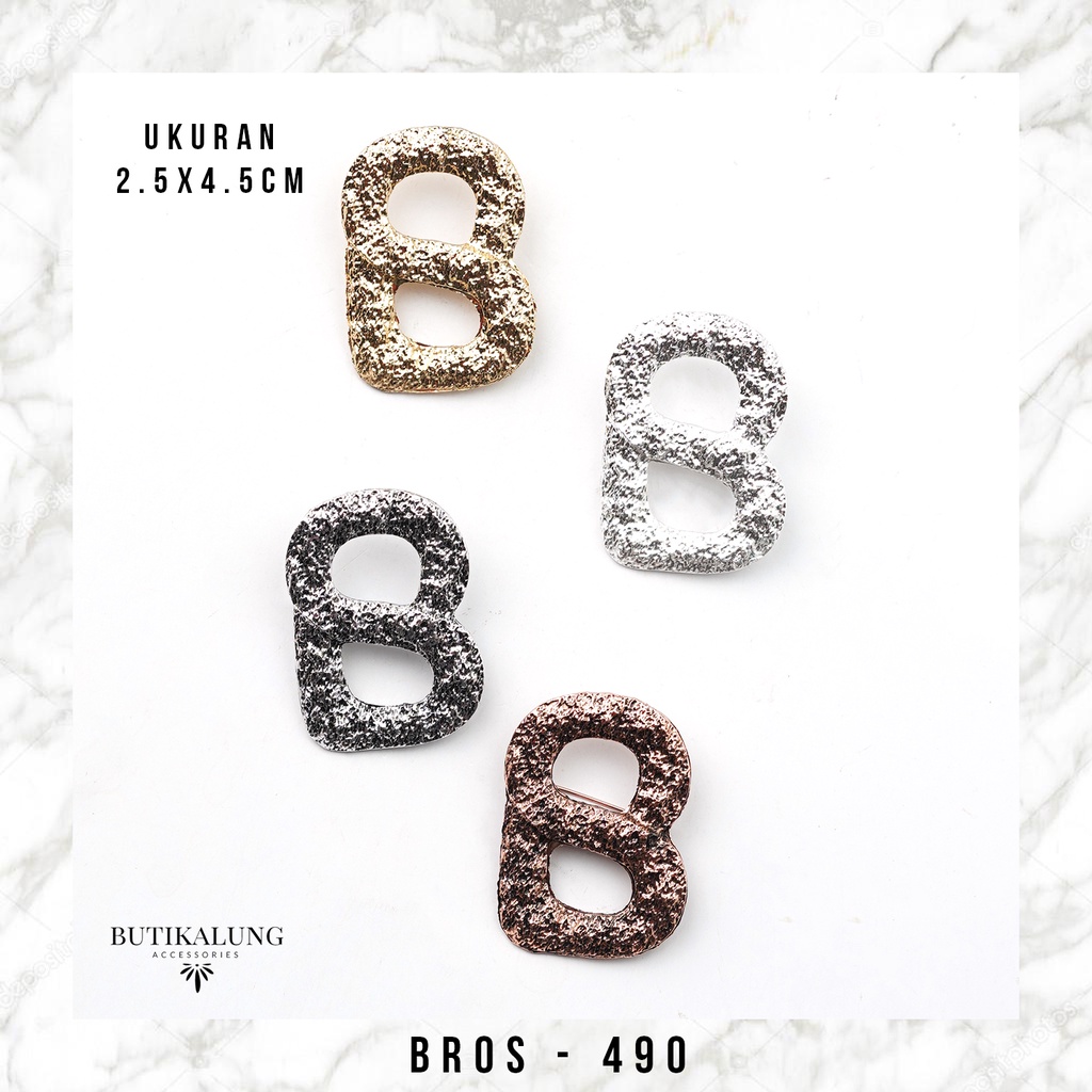 Bros Hijab Bross Peniti Brooch Jilbab Aksesoris Fashion Wanita Perhiasan Muslim BUTIKALUNG 490