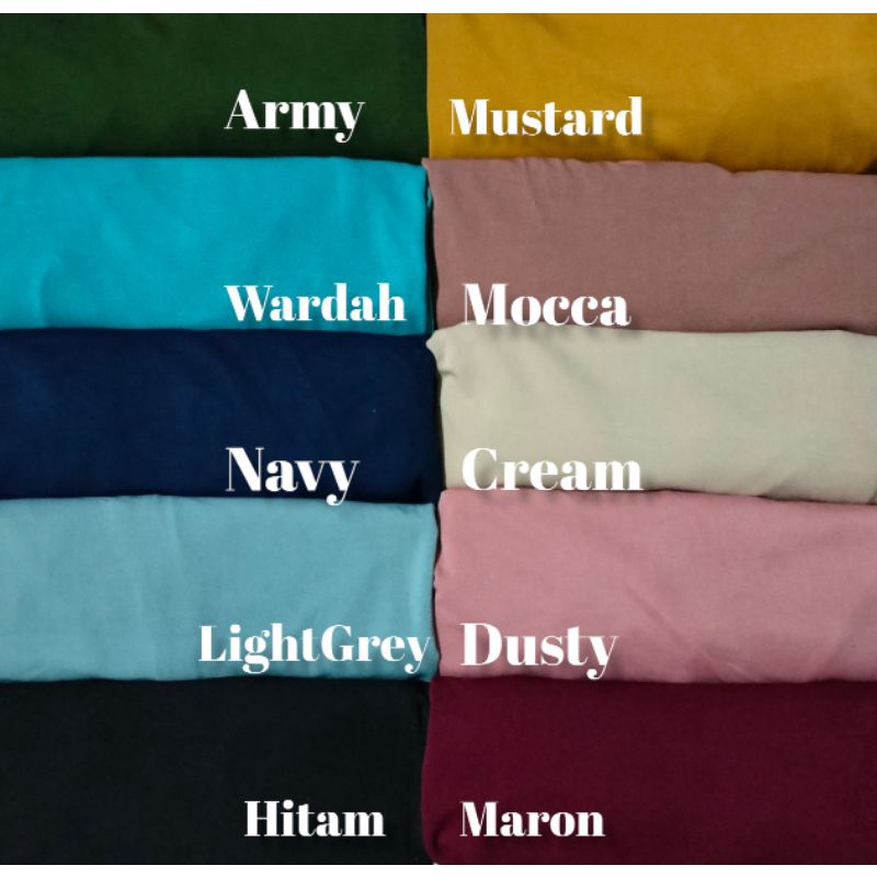 hijab instan Bergo Kerut Dahi Sabila Rampel