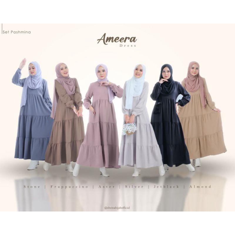 Ameera dress by sheina hijab(pre-order)