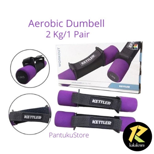 Aerobic Dumbell 2Kg Dumbell 1 Pair Dumbell Aerobic 2Kg/1 Pair Kettler