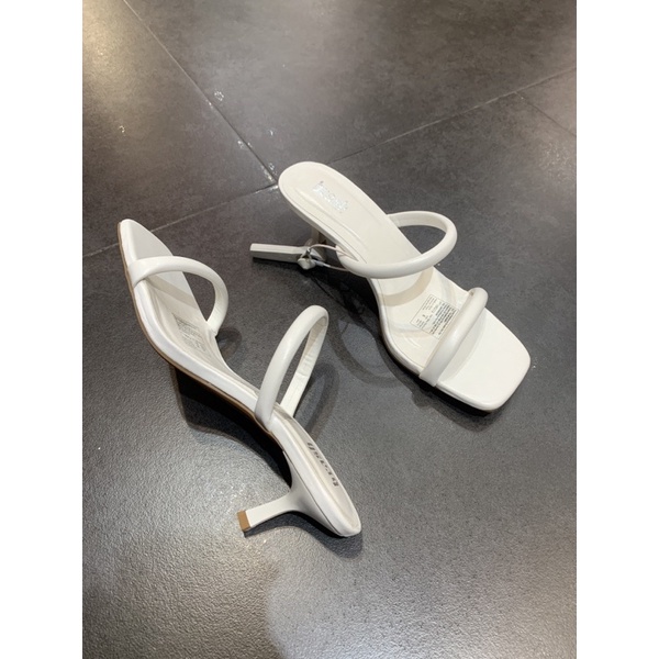 Fashion Sandal white heels 5 cm payless 7,5 al