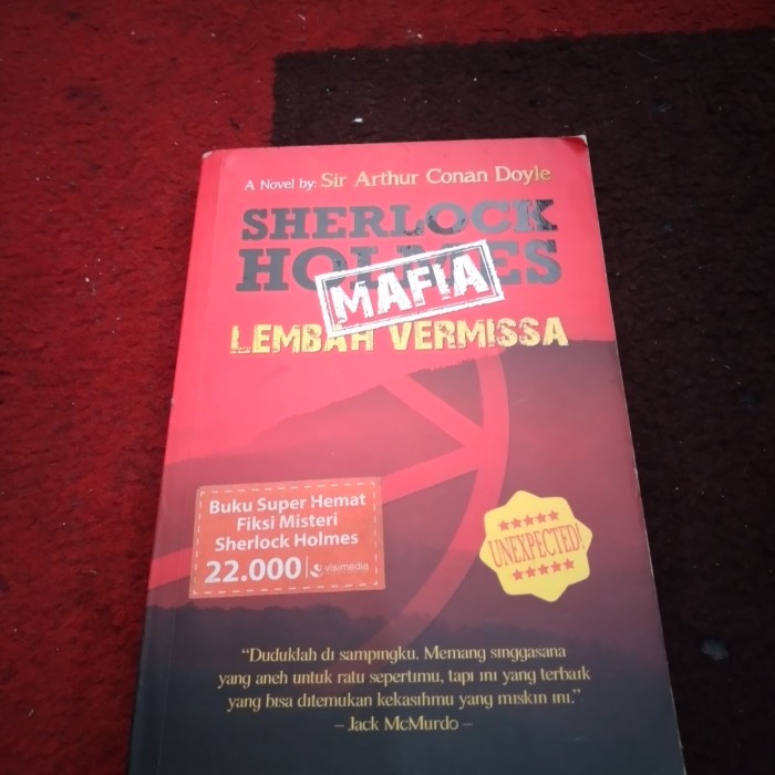 Jual Original Novel Sherlock Holmes Mafia Lembah Vermissa Shopee