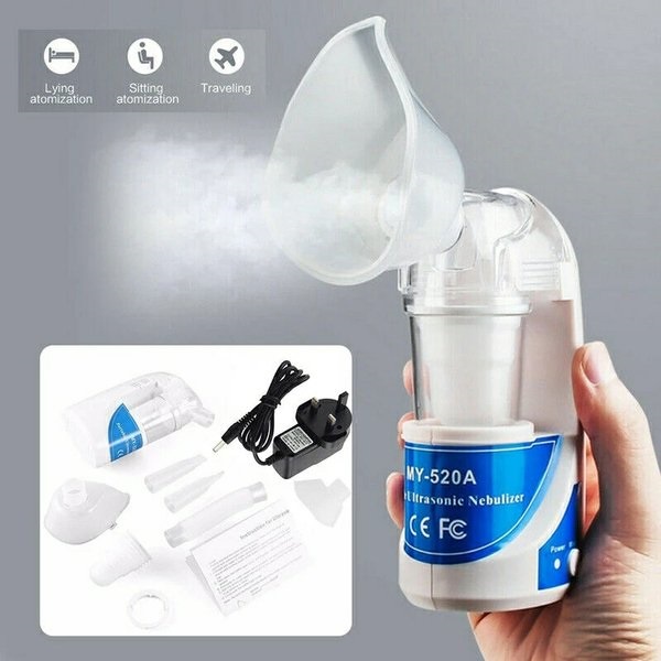 Alat Bantu Uap Anak Bayi Pernapasan Portable Mesh Nebulizer Inhaler Alat Medis Kesehatan