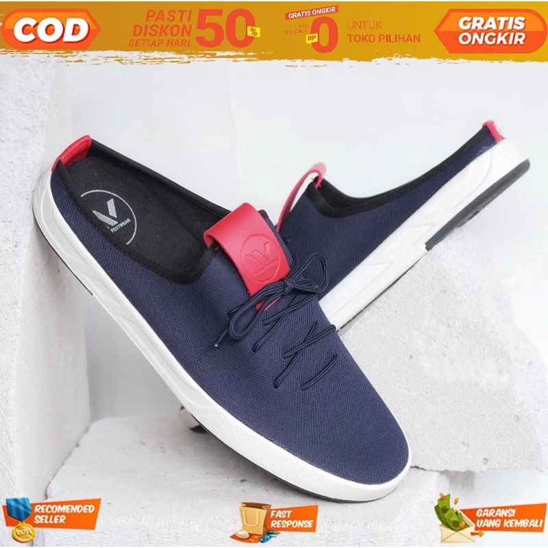 Sepatu Sandal Sports Model Slide Sliper Slip-On/Loafers Original Distro - Sendal Sepatu Pria Model B