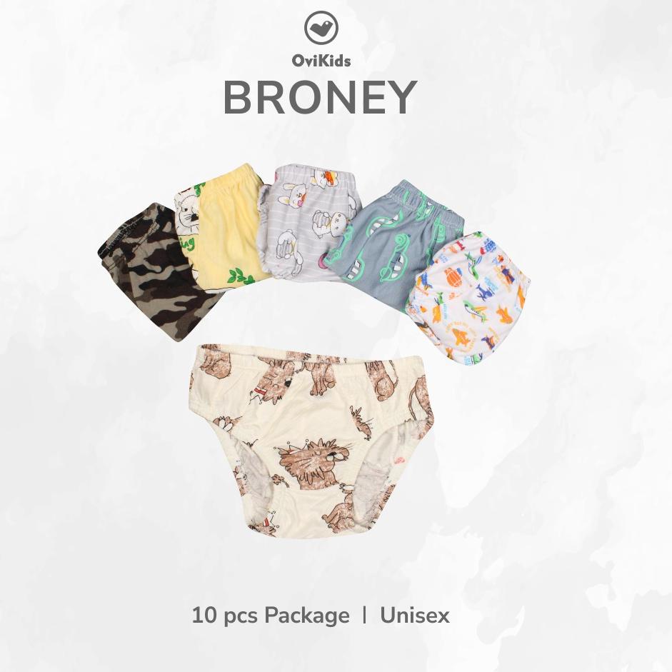 Langsung Order OVIKIDS-UNDIES-SIDI L BRONEY | Celana Dalam Paket 10 Pcs Anak L-Laki Perempuan