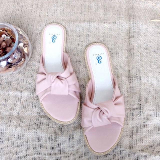 BRSHOES OLA Sandal Flat Wanita Casual Sandal Teplek