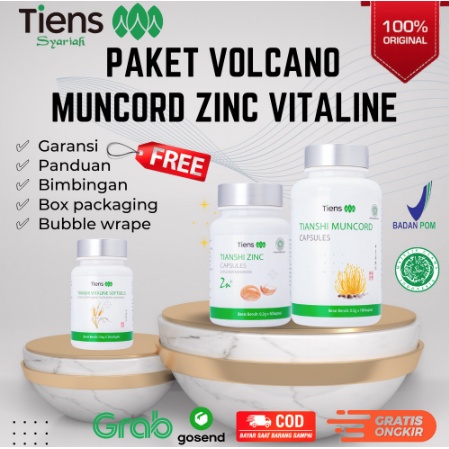 MUNCORD ZINC VITALINE TIENS PAKET VOLCANO TIANSHI TIANSI TIENSI TIENSHI THIANSI MUNCHORD MUCORD MUNC