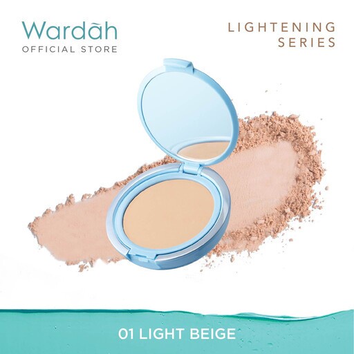 Rumah Cantik Wardah Lightening Powder Foundation Light Feel - Bedak Yang Mencerahkan Dengan Hasil Natural - Bisa COD #rumahcantik354