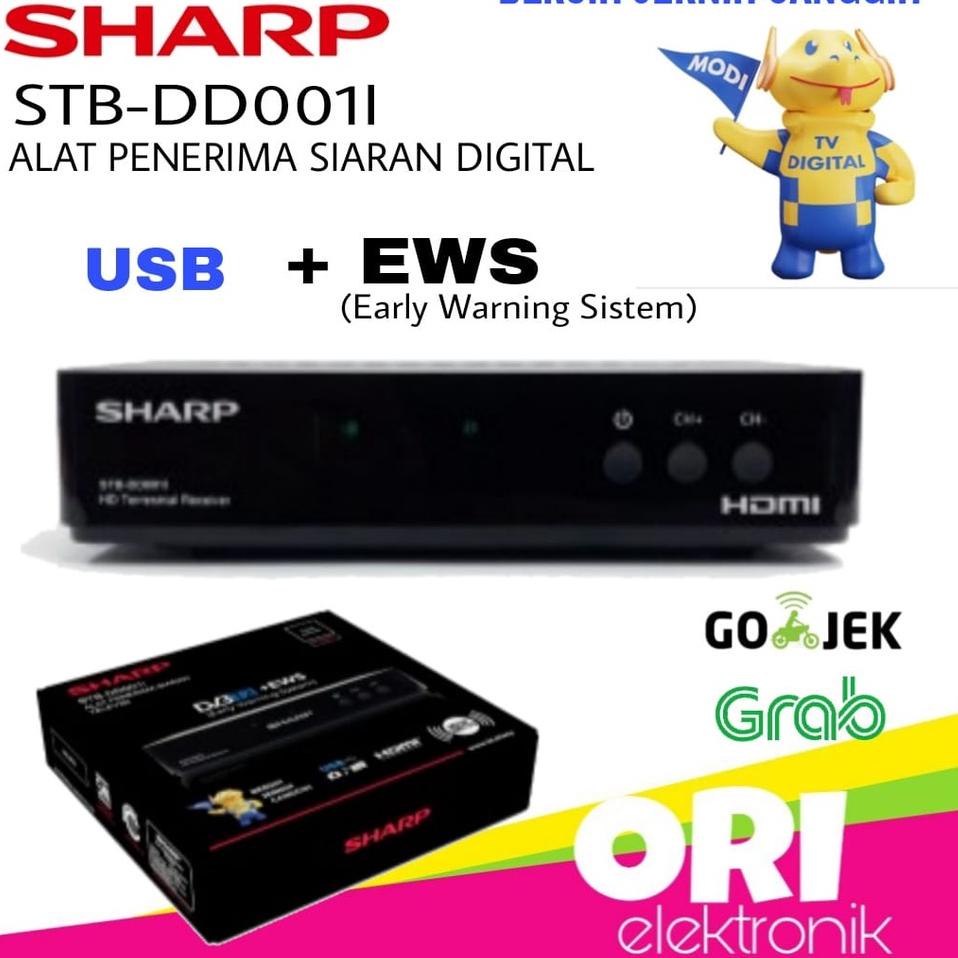 Best Seller.. POLYTRON/SHARP DVB T2 ALAT PENERIMA SIARAN TELEVISI DIGITAL TERRESTRIAL PDV-610T2 SET 