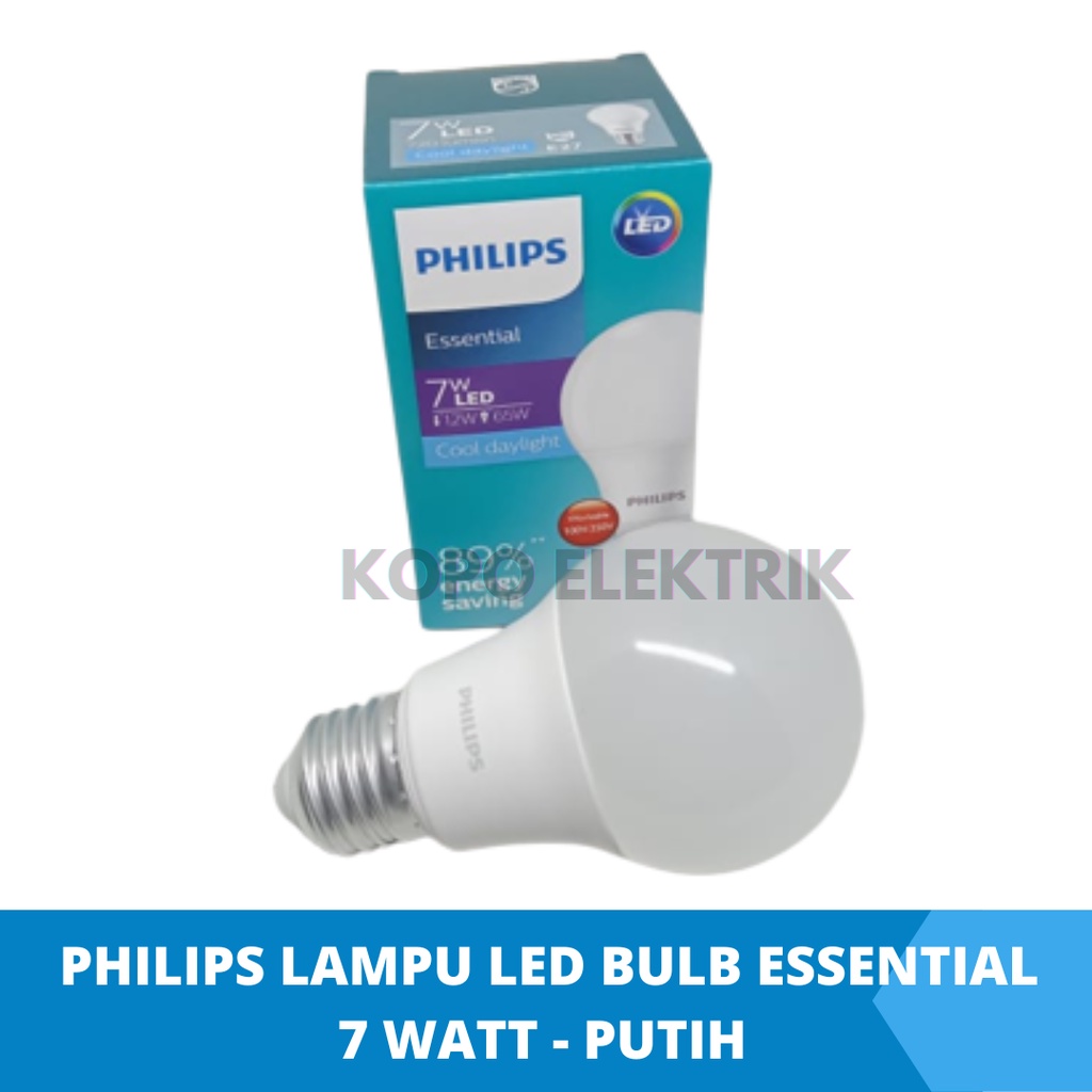 Philips Lampu Bulb LED Essential 7 Watt