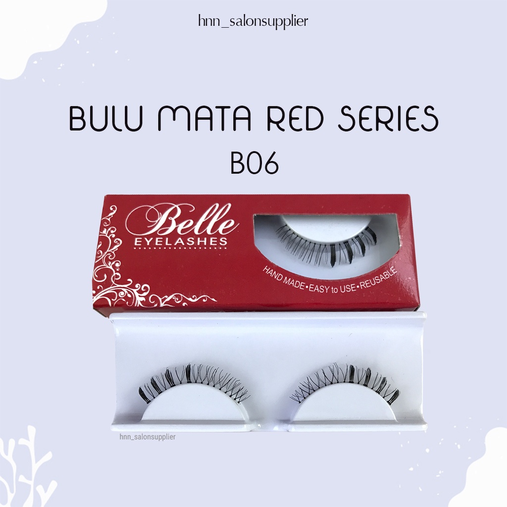 B06 Bulu Mata Bawah Palsu Handmade Fake Eyelash Eye Lashes Lash Artifivial Belle Eyelashes