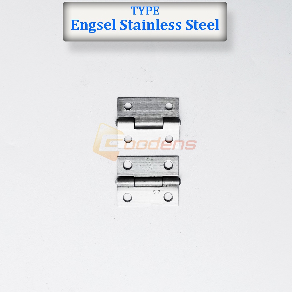 Engsel Kupu-kupu 1,5 Inch Engsel Jendela Engsel Pintu Stainless Steel