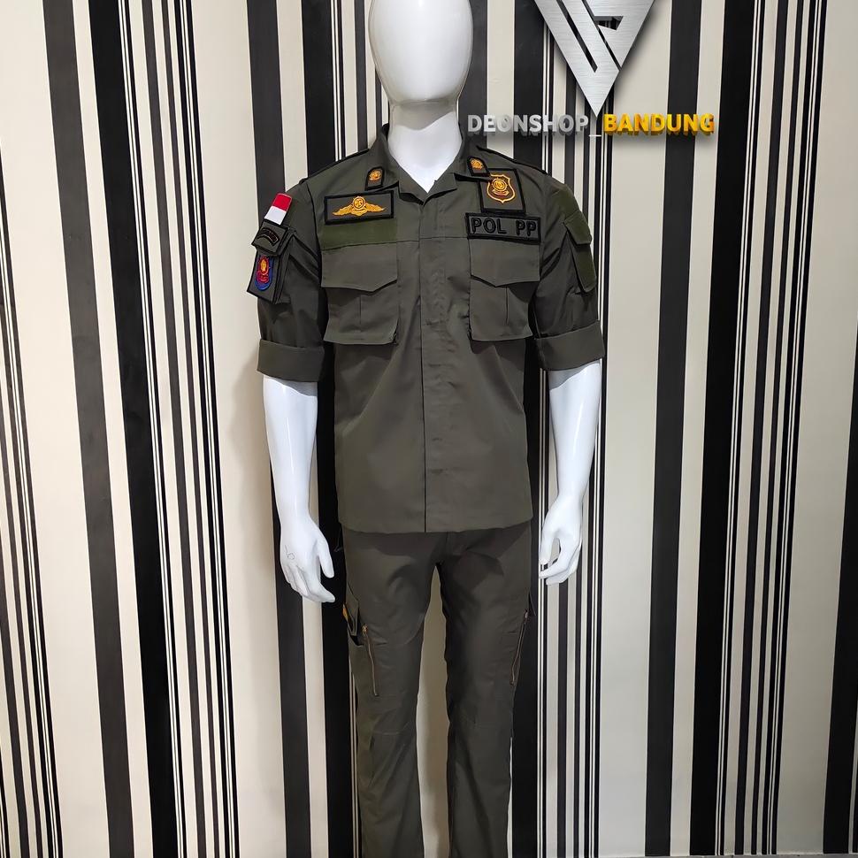 BAJU PDL SATPOL PP LENGKAP (KODE X9433)