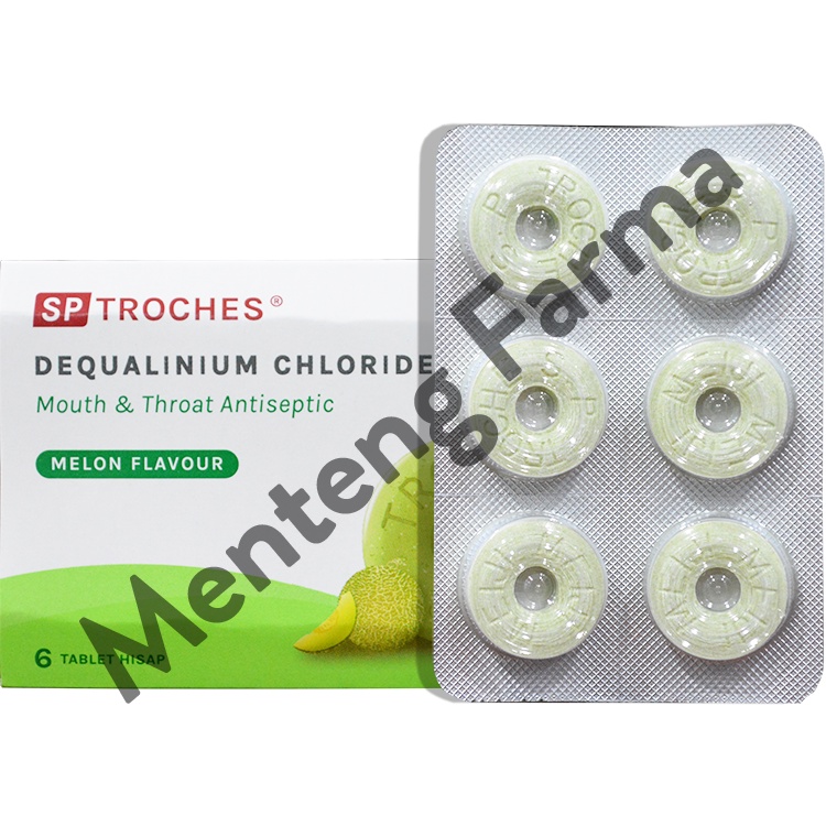 Tablet Hisap SP Troches Meiji (rasa melon) - Atasi Gangguan Mulut dan Sakit Tenggorokan
