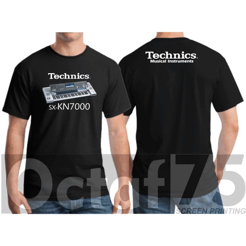 kaos musik TECHNICS SX-KN7000 kaos pecinta Technics Kn7000 atasan pria