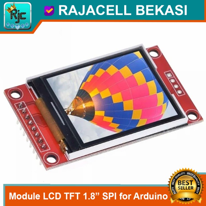 LCD TFT 1.8" SPI Serial ST7735 128*160 pixel RGB for Arduinoo