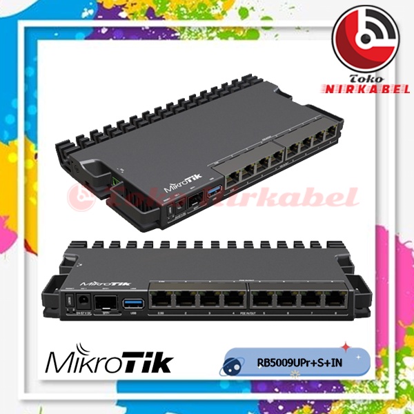 MikroTik RB5009UPr+S+IN| Router RB5009UPr+S+IN|RB5009 UPr+S+IN