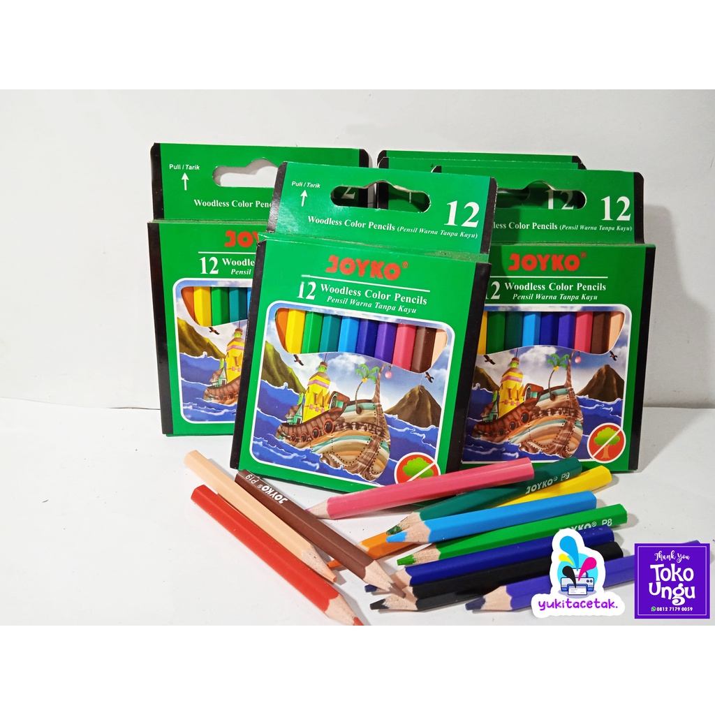 

JOYKO Pensil Warna Pendek