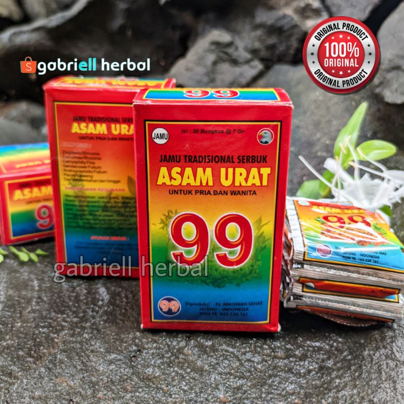 ASAM URAT 99 jamu super mujarab ISI 30