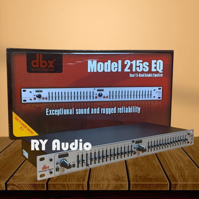 EQUALIZER DBX 215S EQ 2x15 Channel DBX215 S EQ SILVER