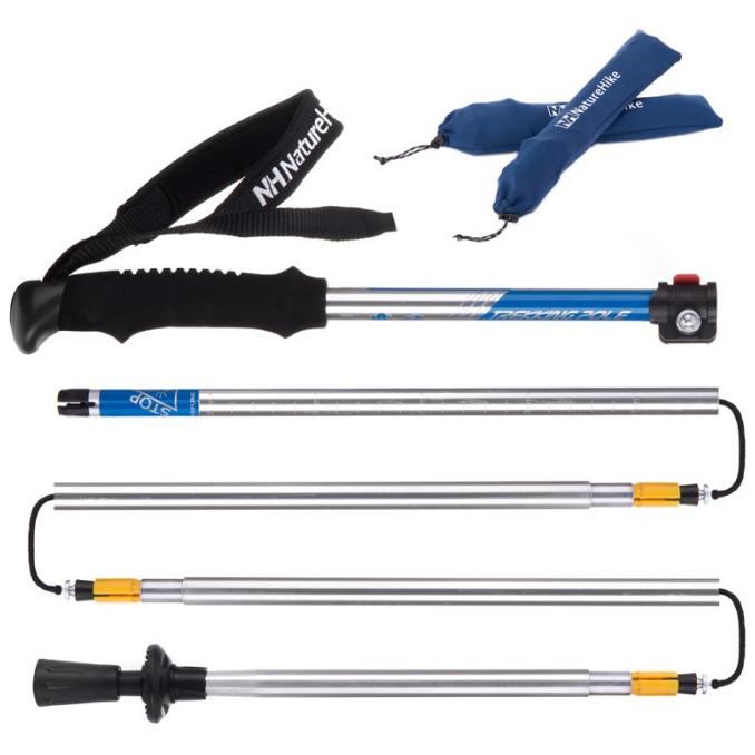 [COD] TREKKING POLE LIPAT NATUREHIKE NH15A023-Z // TONGKAT GUNUNG TERBAIK Kode 1214