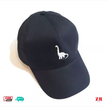 TOPI BRONTOSAURUS / TOPI BASEBALL BORDIR BRONTOSAURUS UNISEX REMAJA DEWASA