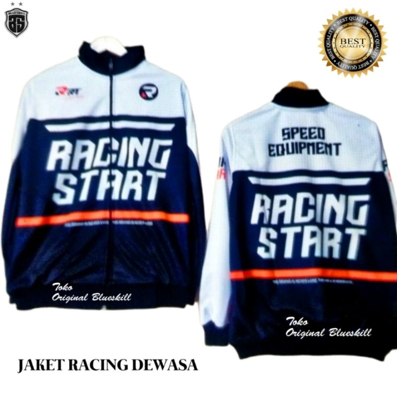 Jaket racinghell / jaket racing bahan lotto tebal / jaket motor printing / jaket balap terlaris