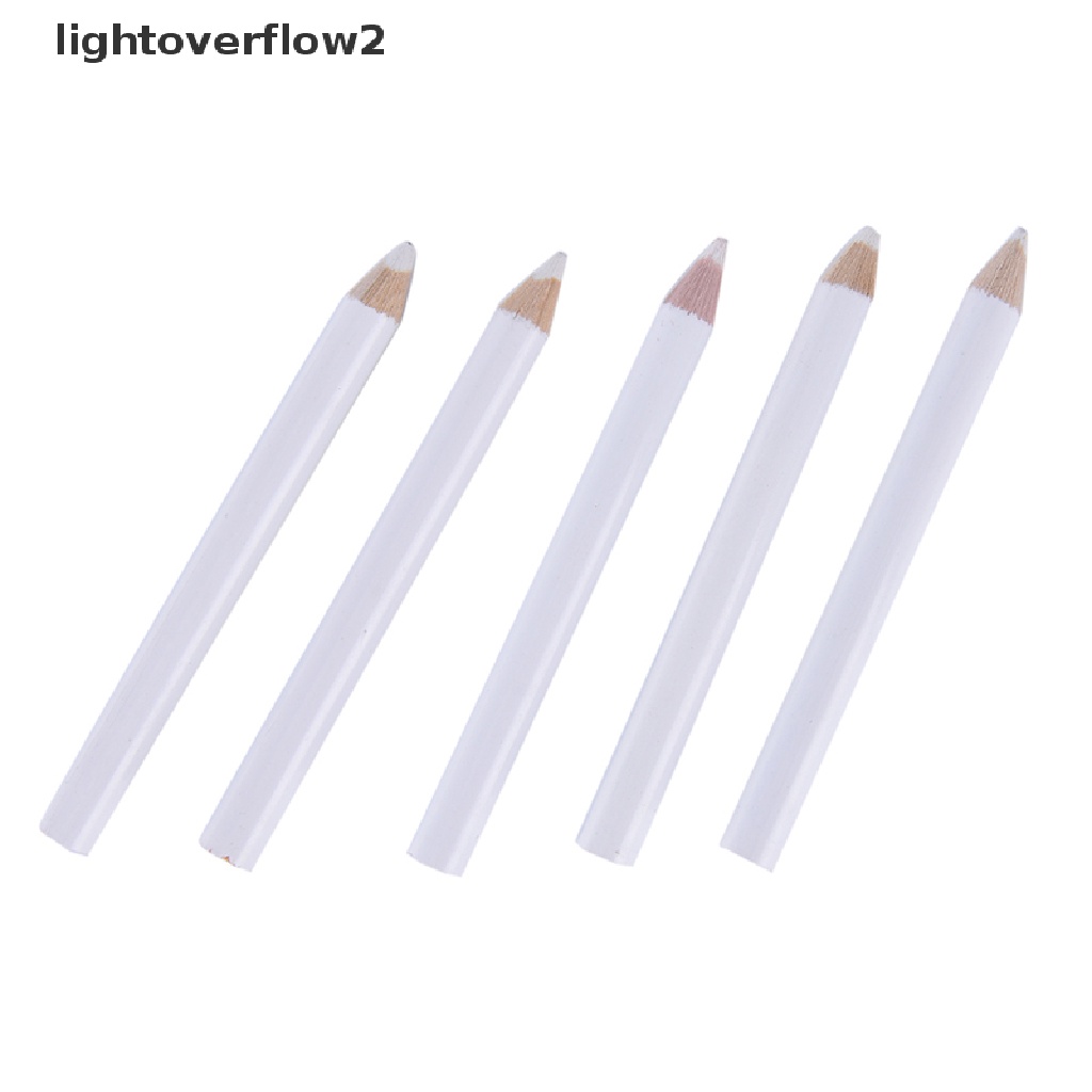 (lightoverflow2) 5pcs / Set Pensil Wax Pengambil Berlian Imitasi Untuk Nail Art / Manicure