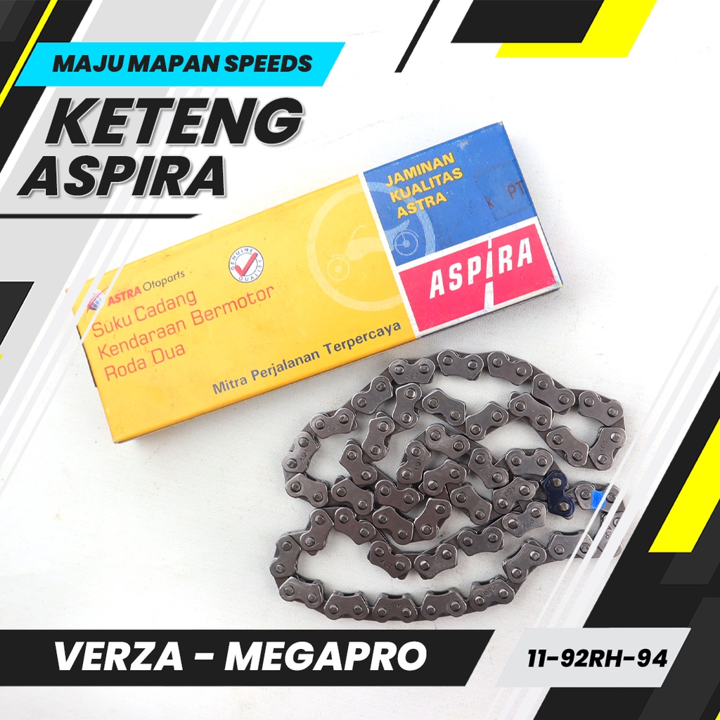 Rantai Keteng Verza - Megapro Aspira ( 11-92RH-94L ) keteng only aspira