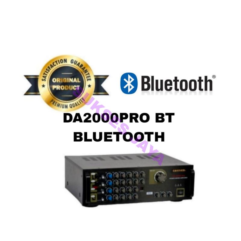 TERMURAH  AMPLIFIER BMB DA2000 PRO BT BLUETOOTH GARANSI RESMI BMB