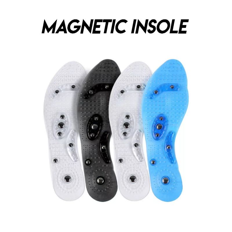 Magnetic Silicone Insole / Sol Terapi Kaki / Alas Kaki Sepatu Magnetic Silicone Therapy Massage / In