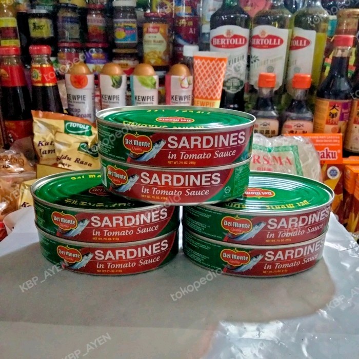 

Ikan Kaleng Delmonte Sardines In Tomato Sauce Malaysia 215G