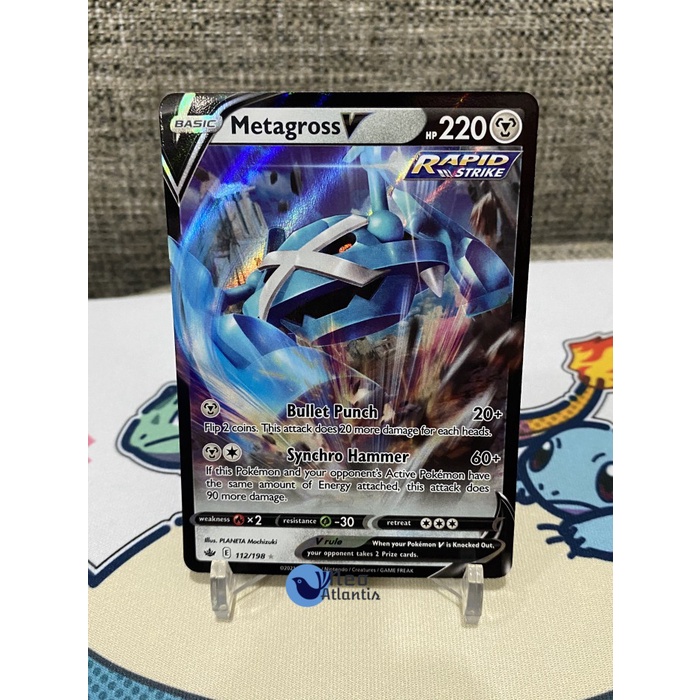 Pokemon TCG English Metagross V - 112/198 - Chilling Reign