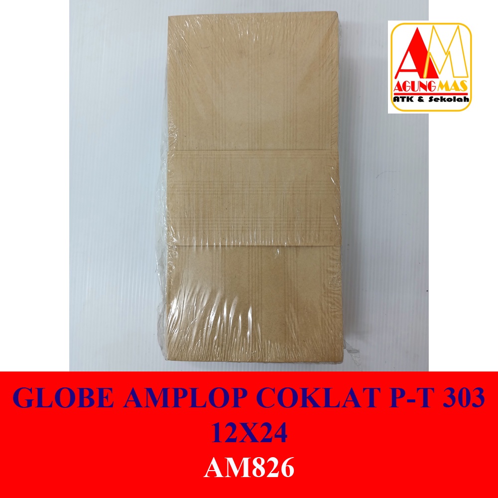 

GLOBE AMPLOP COKLAT P-T 303 12X24