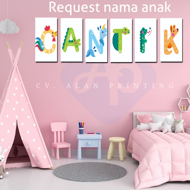REQUEST NAMA PLUS BINGKAI ALFHABET FONT MINI LUCU UNIK N5