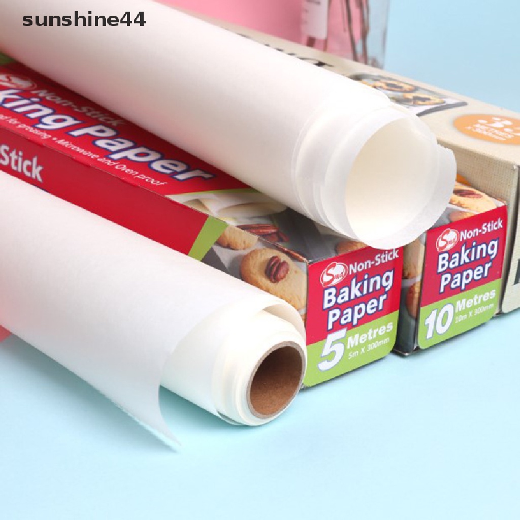 Sunshine Kertas Minyak Dua Sisi Bahan Silikon Ukuran 10M Untuk Baking / Bbq