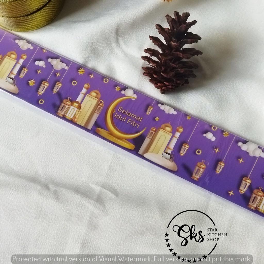 

New purple-paperbelt pita toples sleeve parcel hampers lebaran idul fitri