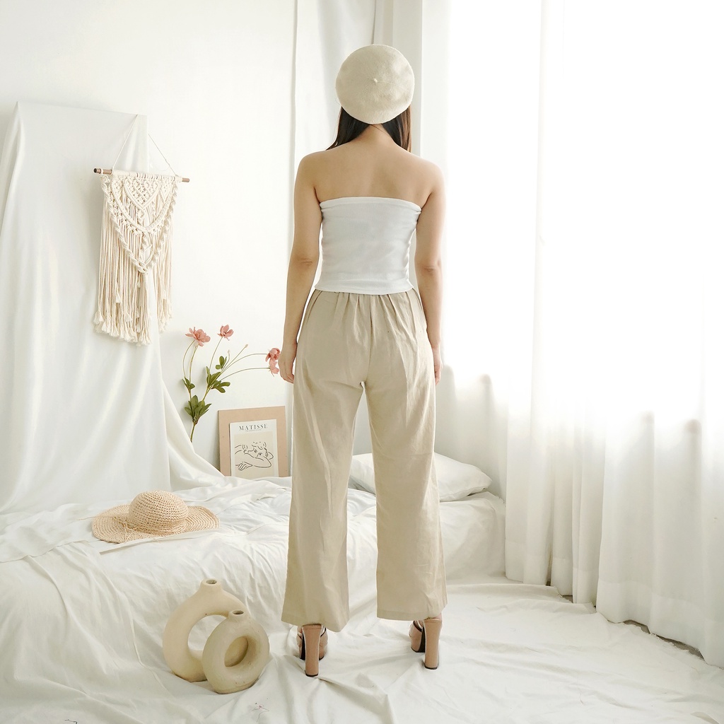 Korean Kemben Knit Crop Basic Kemben Wanita 234