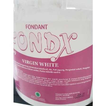 

TERLARIS Icing Fondx Virgin white 1 kg !!