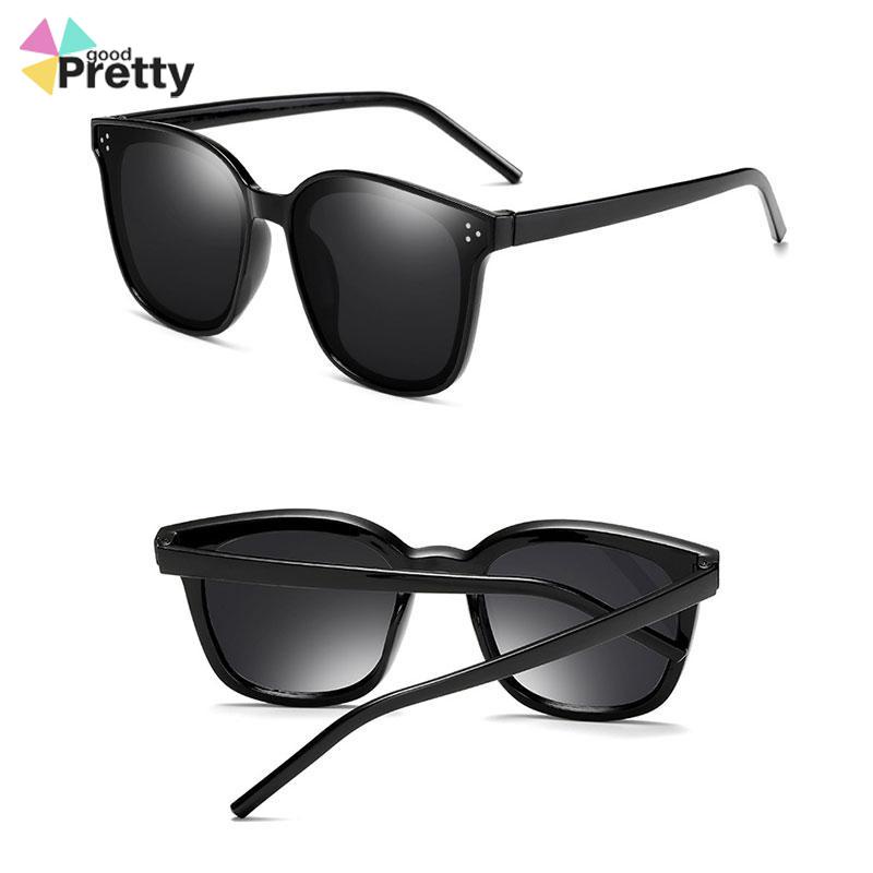 Kacamata Hitam Kotak Kacamata Sunglassess Wanita/Pria Korean Fashion