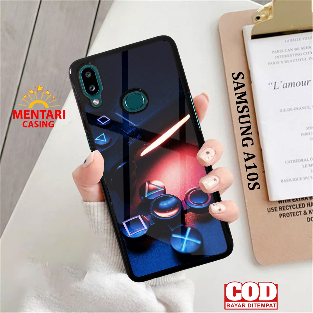 Case SAMSUNG A10S CASING SAMSUNG A10S [ GAME PS ] Mentari casing case hp kondom hp case custom case 
