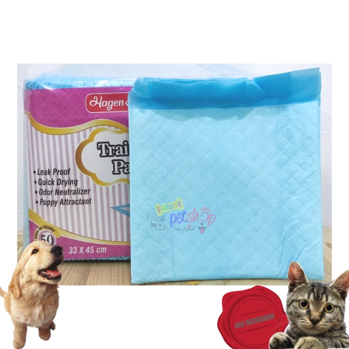 Underpad 33 x 45 Cm S 1 Pc Perlak Hewan Training Pad Pet Underpad