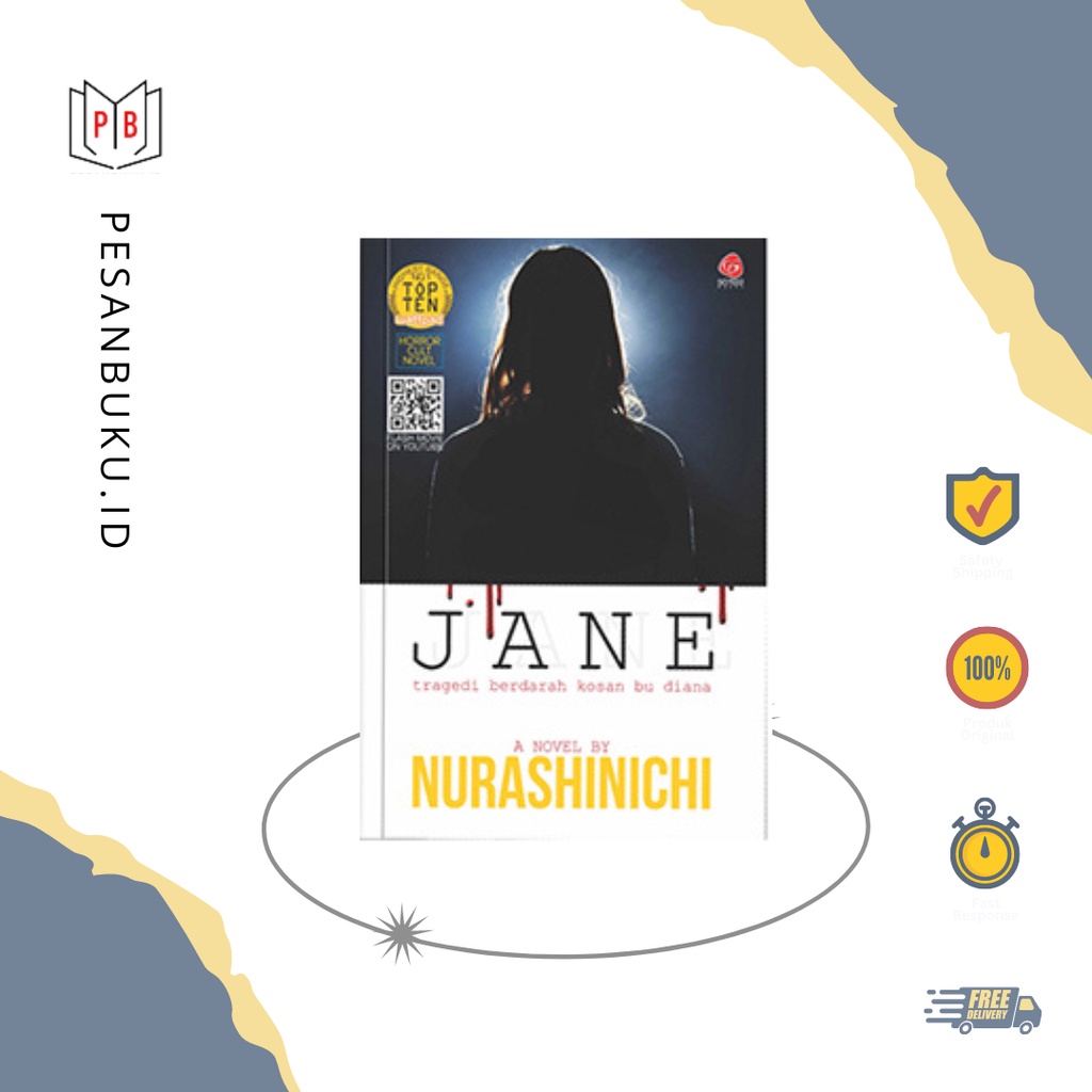 NOVEL HOROR JANE by Nurashinichi Tragedi Kos Kosan Novel Misteri Thriller Horror Hantu