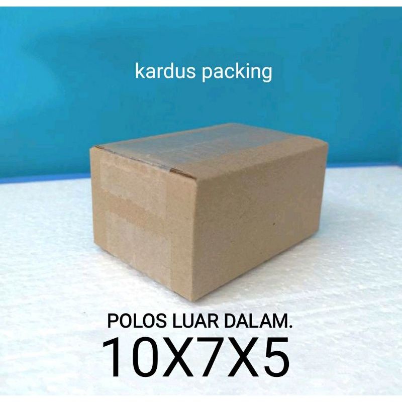

kardus 10x7x5 tebal polos luar dalam