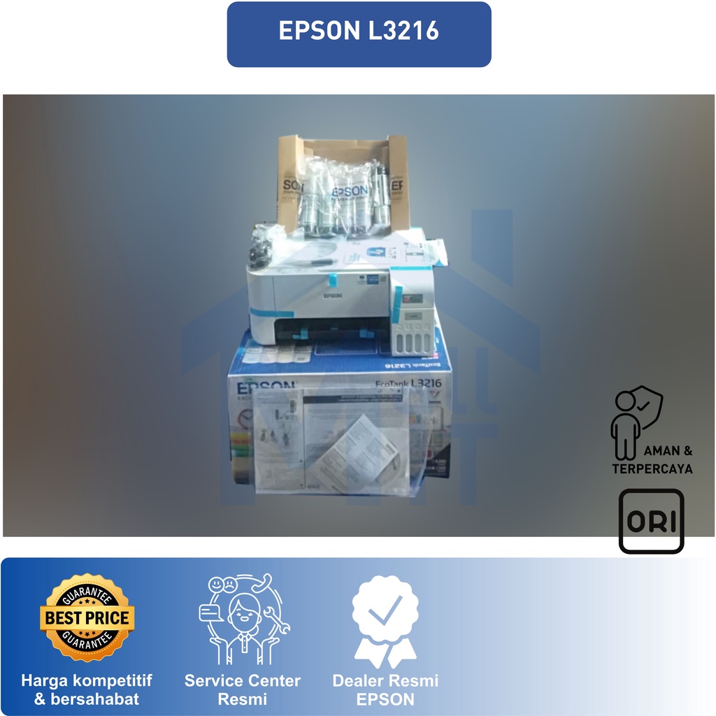 MDN PRINTER EPSON L3210 L-3210 L 3210 3 IN 1 PENGGANTI EPSON L3110 Print Scan Copy A4 All in One Garansi RESMI