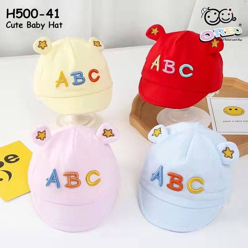 7.7  Topi Anak Fashion Motif ABC Import Laki laki Perempuan