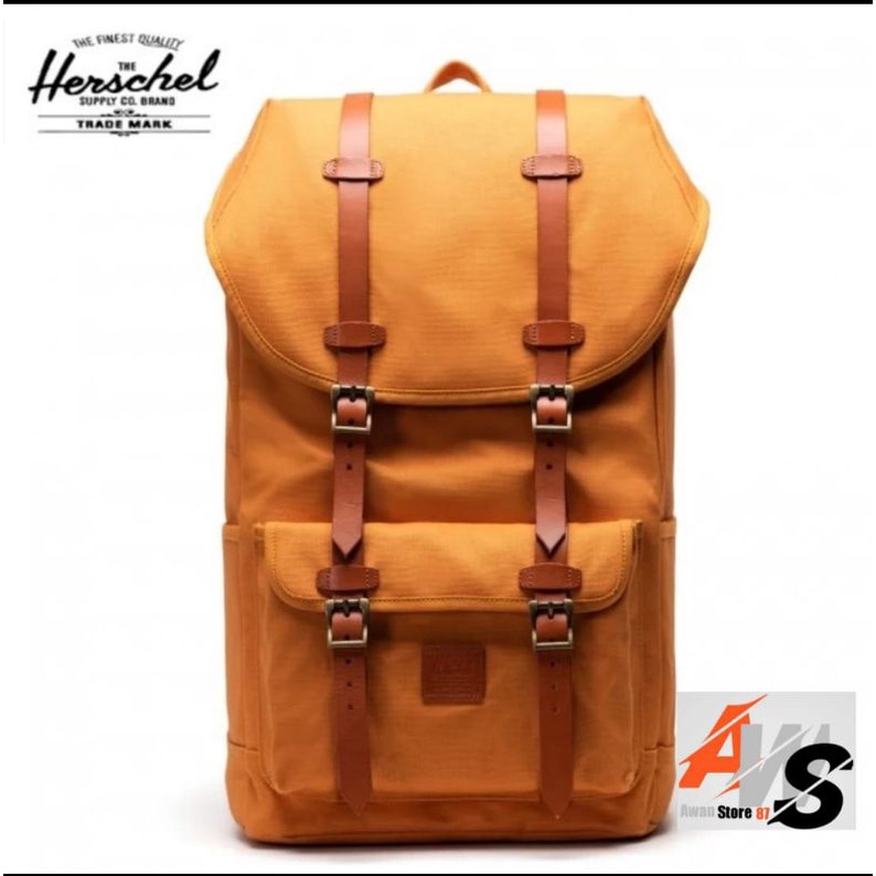 HERSCHEL LITTLE AMERICA Heavyweight Canvas- DESERT SUN-(25L)