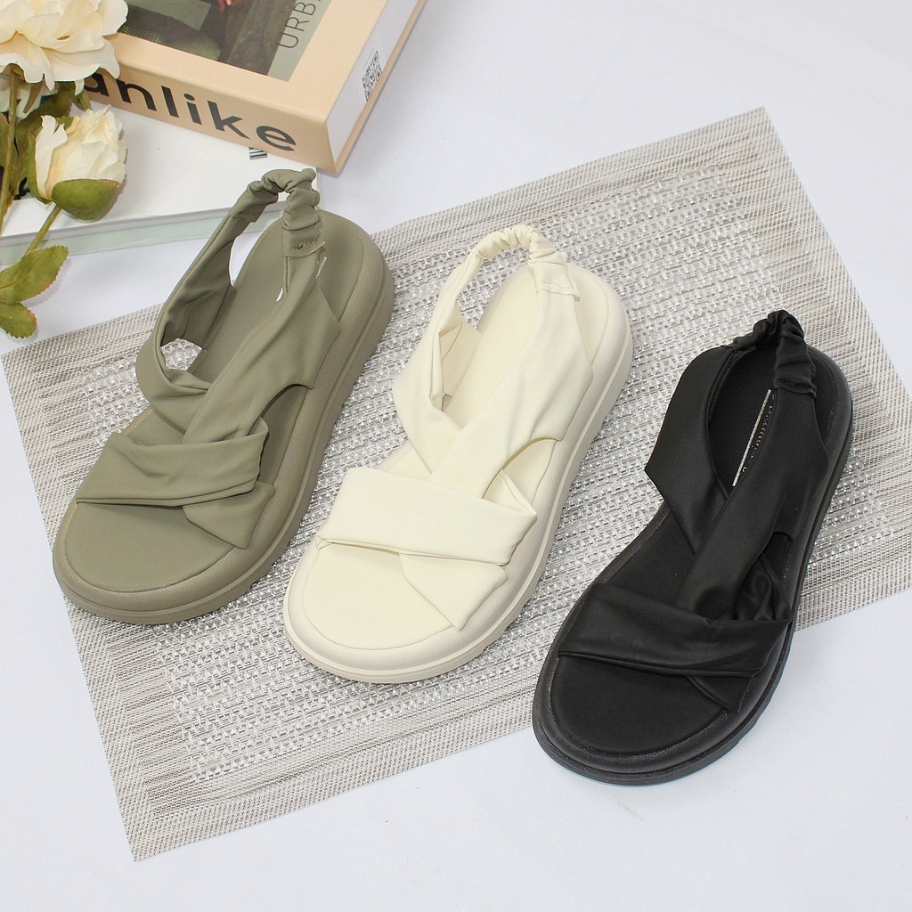 Sepatu Sandal Wedges NS A2026 Gofashion Sepatu Fashion Import Termurah Sandal Wanita Termurah