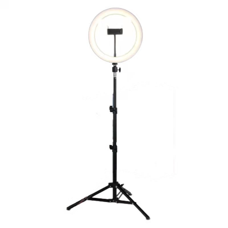 Ringlight 26cm / 33CM  + Tripod 2,1 M - Make Up Vlog  Lampu Ringlight